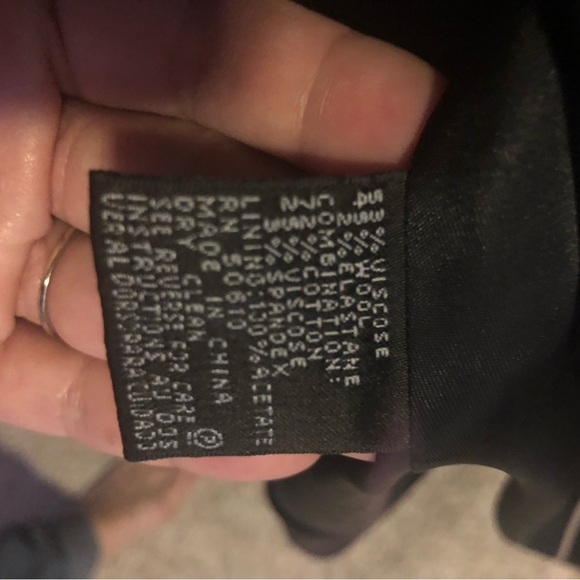 Anne Klein black blazer with geometric black shaping Size 10 - Picture 5 of 12